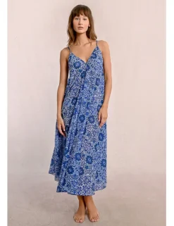 Vestido de tirantes con estampado
