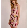 Vestido sin manga con estampado